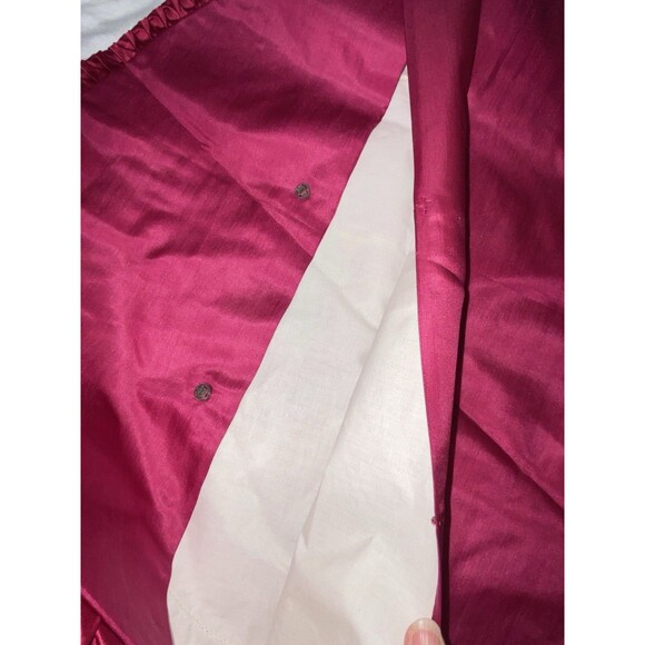 vintage round embroidered satin pillowcases - Picture 12 of 13